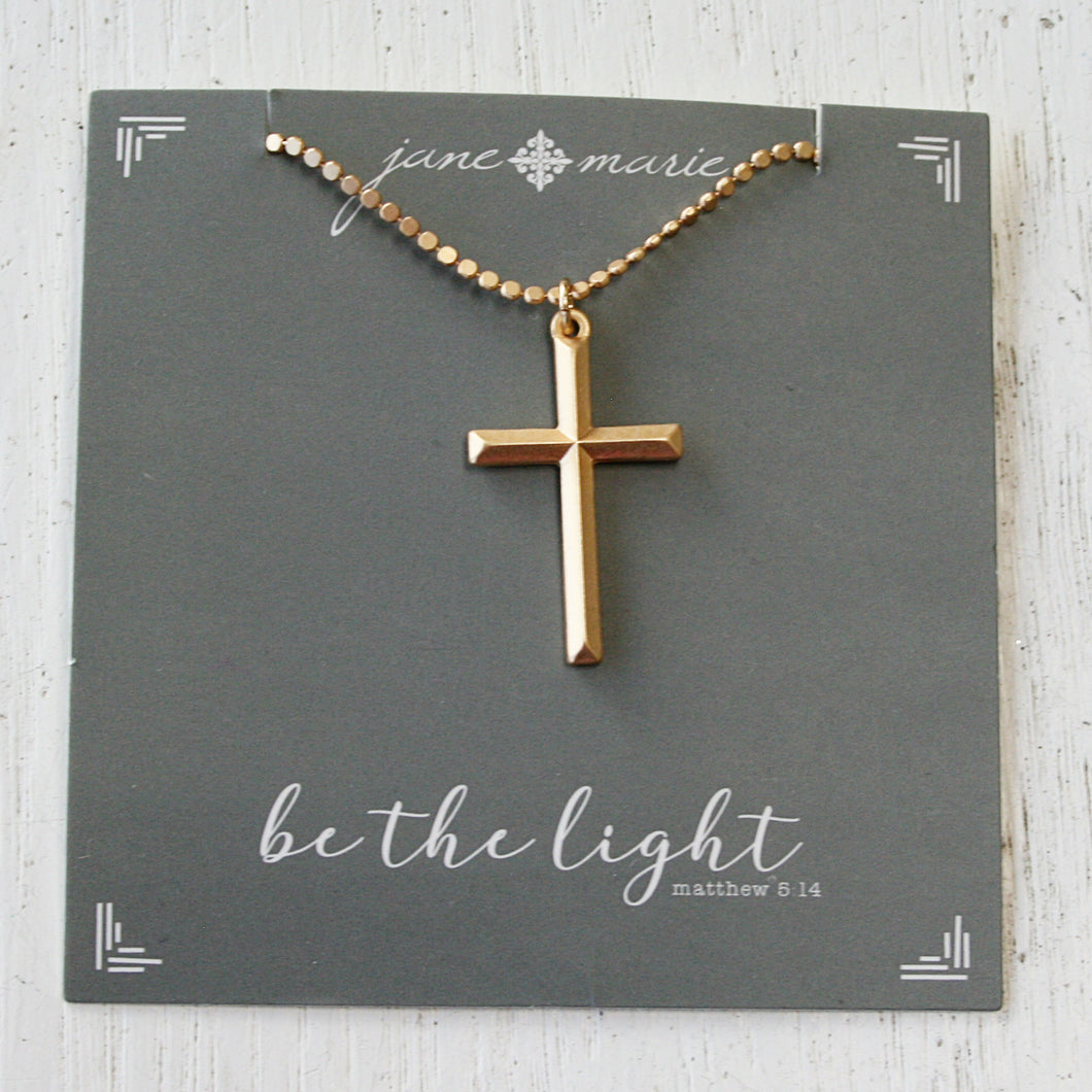 Beaded Cross Necklace