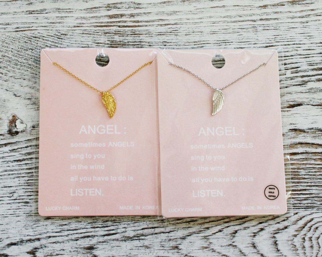 One Wing Angel Necklace